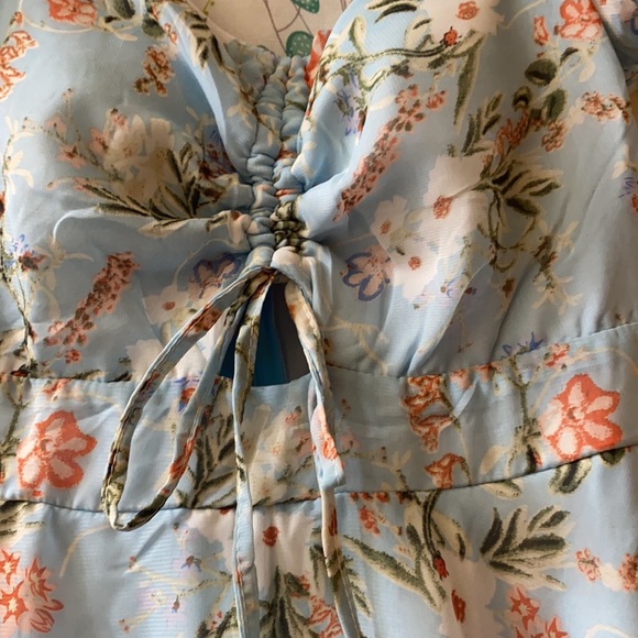 milkmaid midi floral dress - Picture 6 of 10